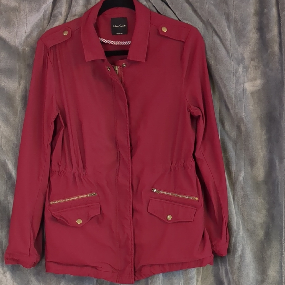 Eden Society Rich Burgundy Utility Jacket